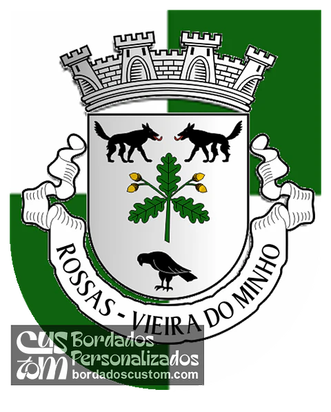 Emblema Bordado Freguesia de Rossas (Vieira do Minho, Braga)