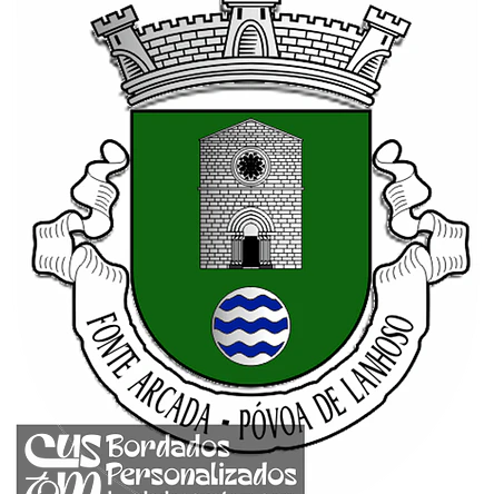 Emblema Bordado Antiga Freguesia de Fonte Arcada (Póvoa de Lanhoso, Braga) 1