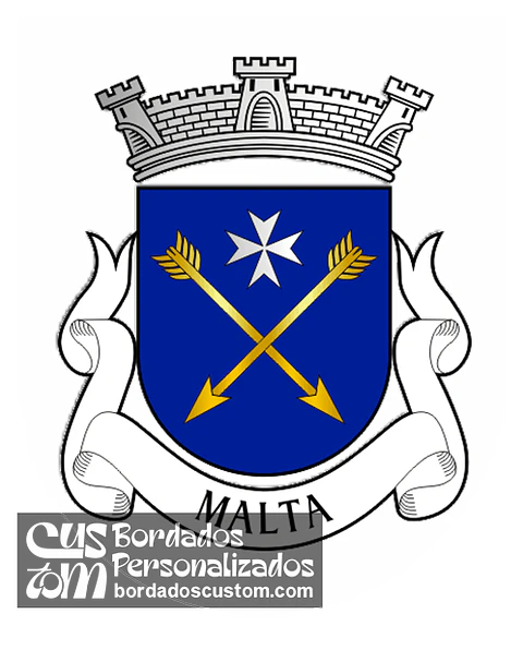 Emblema Bordado Antiga Freguesia de Malta (Vila do Conde, Porto)