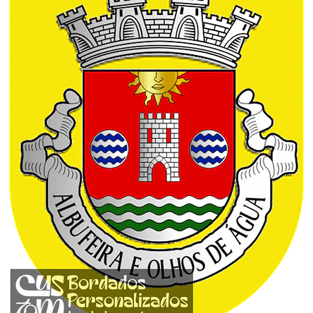 Emblema Bordado Freguesia de Albufeira e Olhos de Água (Albufeira, Faro) 1