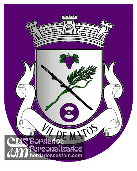 Emblema Bordado Antiga Freguesia de Vil de Matos (Coimbra, Coimbra)