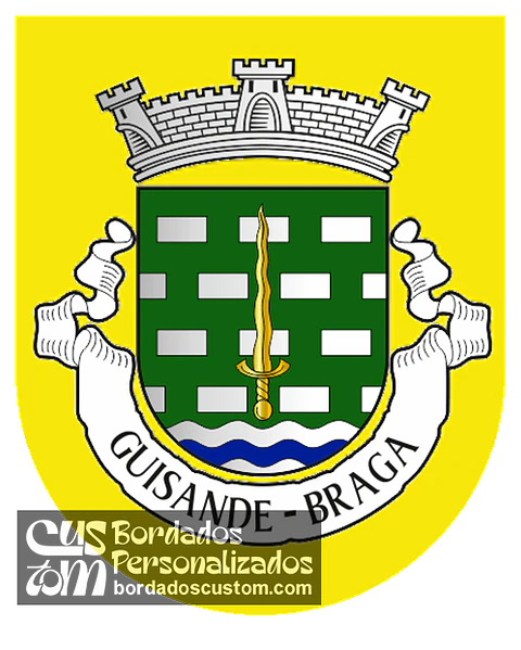Emblema Bordado Antiga Freguesia de Guisande (Braga, Braga)