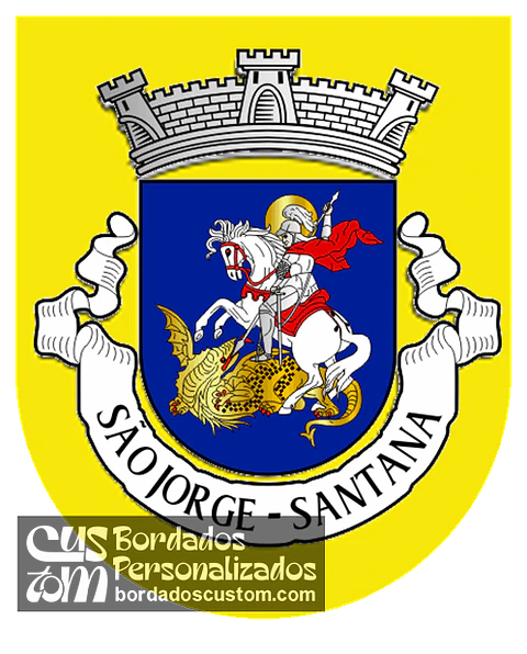 Emblema Bordado Freguesia de São Jorge (Santana, Madeira)
