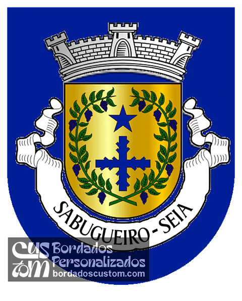 Emblema Bordado Freguesia de Sabugueiro (Seia, Guarda)