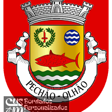 Emblema Bordado Freguesia de Pechão (Olhão, Faro) 1