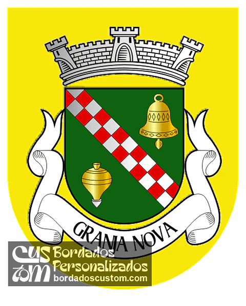 Emblema Bordado Antiga Freguesia de Granja Nova (Tarouca, Viseu)