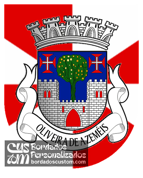 Emblema Bordado Município de Oliveira de Azeméis (Aveiro)