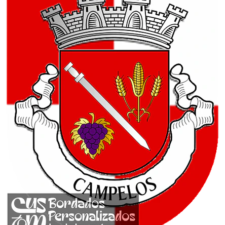 Emblema Bordado Antiga Freguesia de Campelos (Torres Vedras, Lisboa) 1