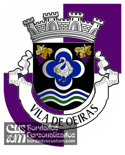 Emblema Bordado Município de Oeiras (Lisboa)