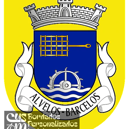 Emblema Bordado Freguesia de Alvelos (Barcelos, Braga) 1