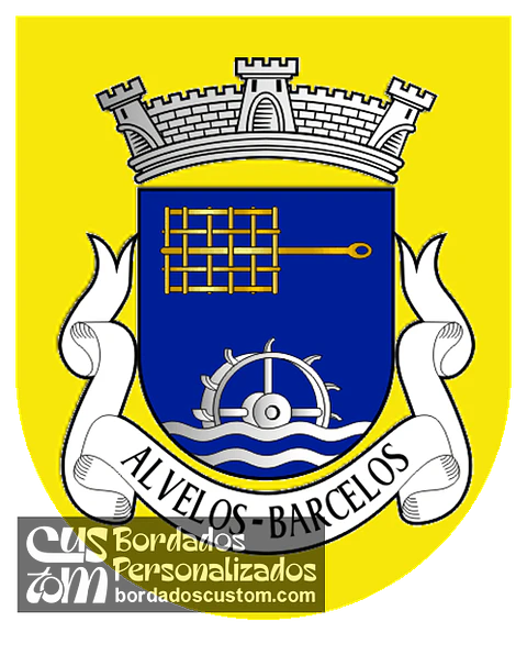 Emblema Bordado Freguesia de Alvelos (Barcelos, Braga)
