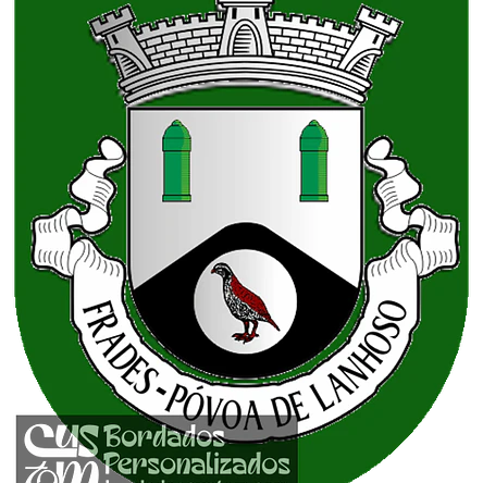 Emblema Bordado Antiga Freguesia de Frades (Póvoa de Lanhoso, Braga) 1
