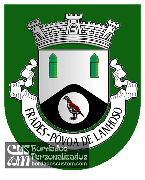 Emblema Bordado Antiga Freguesia de Frades (Póvoa de Lanhoso, Braga)