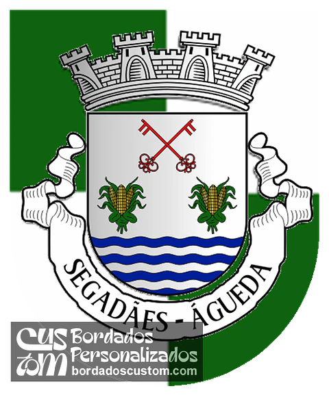 Emblema Bordado Antiga Freguesia de Segadães (Águeda, Aveiro)