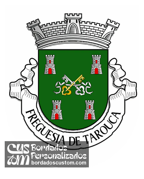 Emblema Bordado Antiga Freguesia de Tarouca (Tarouca, Viseu)