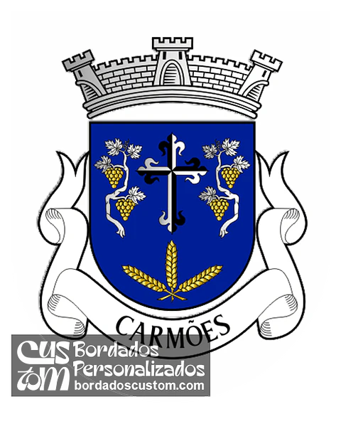 Emblema Bordado Antiga Freguesia de Carmões (Torres Vedras, Lisboa)