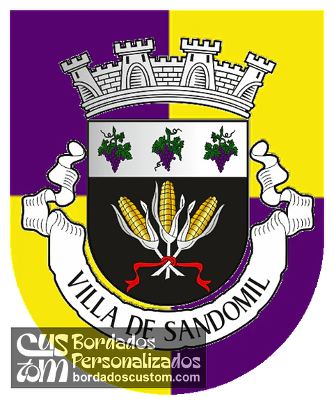 Emblema Bordado Freguesia de Sandomil (Seia, Guarda)