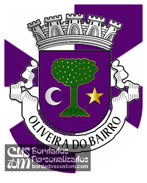 Emblema Bordado Município de Oliveira do Bairro (Aveiro)