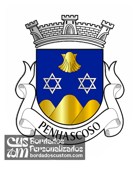 Emblema Bordado Antiga Freguesia de Penhascoso (Mação, Santarém)