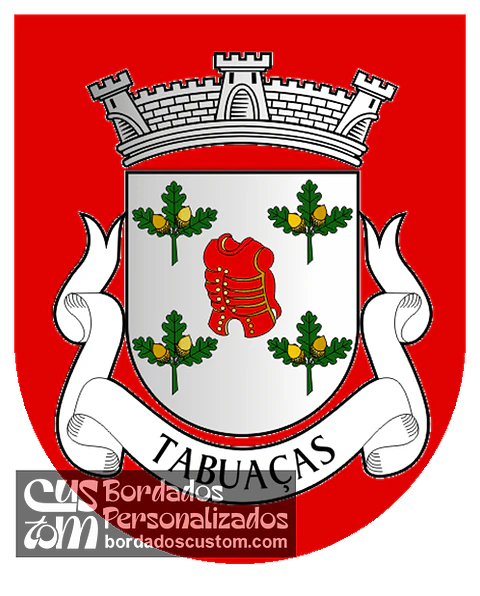 Emblema Bordado Freguesia de Tabuaças (Vieira do Minho, Braga)