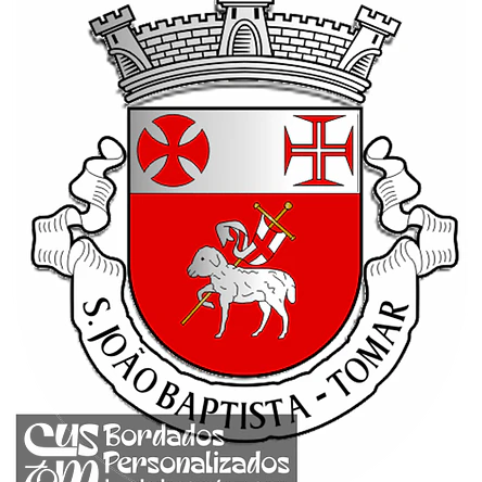Emblema Bordado Antiga Freguesia de Tomar (São João Baptista) (Tomar, Santarém) 1