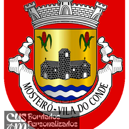 Emblema Bordado Antiga Freguesia de Mosteiró (Vila do Conde, Porto) 1
