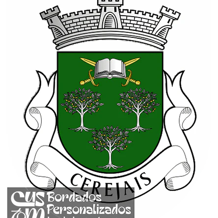 Emblema Bordado Freguesia de Cerejais (Alfândega da Fé, Bragança) 1