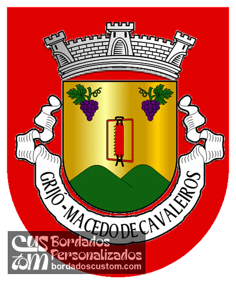 Emblema Bordado Freguesia de Grijó (Macedo de Cavaleiros, Bragança)