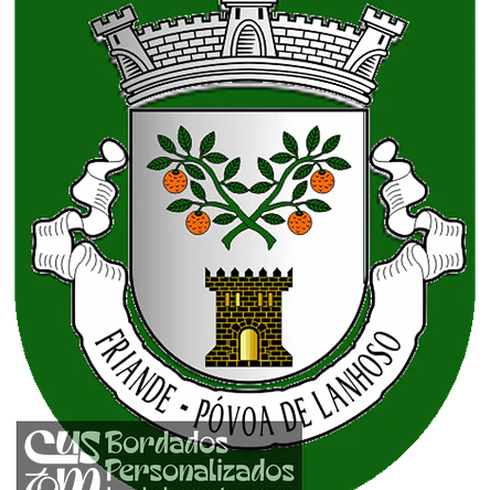 Emblema Bordado Antiga Freguesia de Friande (Póvoa de Lanhoso, Braga) 1