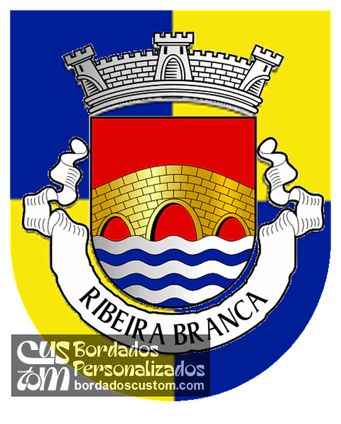 Emblema Bordado Antiga Freguesia de Ribeira Branca (Torres Novas, Santarém)