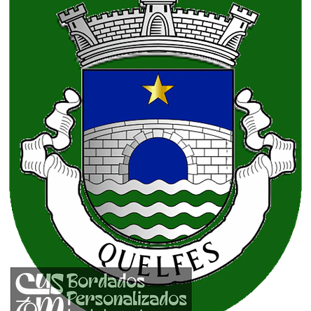 Emblema Bordado Freguesia de Quelfes (Olhão, Faro) 1