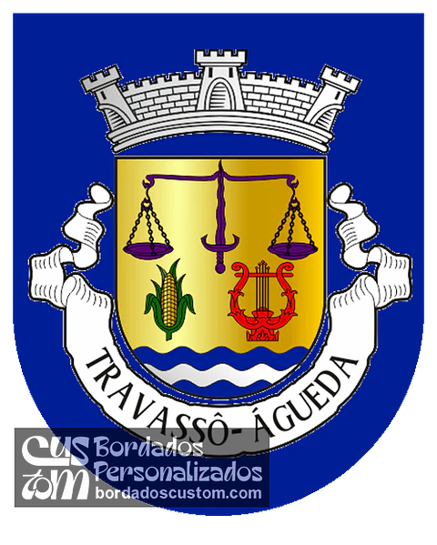 Emblema Bordado Antiga Freguesia de Travassô (Águeda, Aveiro)