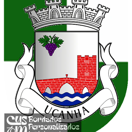 Emblema Bordado Antiga Freguesia de Ucanha (Tarouca, Viseu) 1