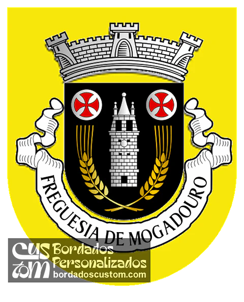 Emblema Bordado Antiga Freguesia de Mogadouro (Mogadouro, Bragança)