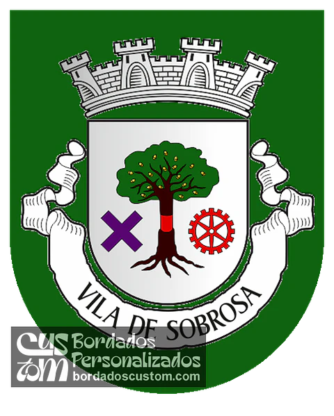 Emblema Bordado Freguesia de Sobrosa (Paredes, Porto)