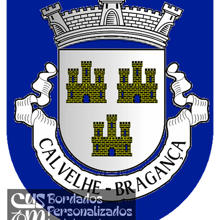 Emblema Bordado Antiga Freguesia de Calvelhe (Bragança, Bragança) 1