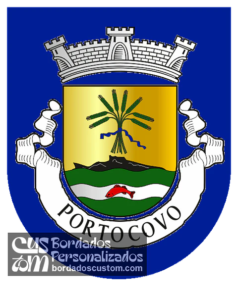 Emblema Bordado Freguesia de Porto Covo (Sines, Setúbal)