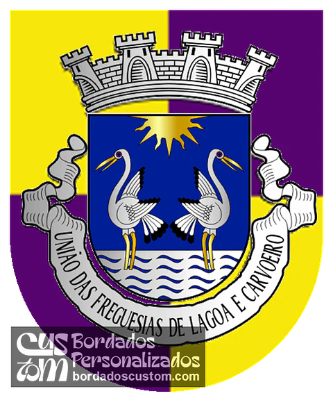 Emblema Bordado Freguesia de Lagoa e Carvoeiro (Lagoa, Faro)