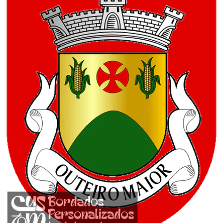 Emblema Bordado Antiga Freguesia de Outeiro Maior (Vila do Conde, Porto) 1