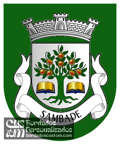 Emblema Bordado Freguesia de Sambade (Alfândega da Fé, Bragança)