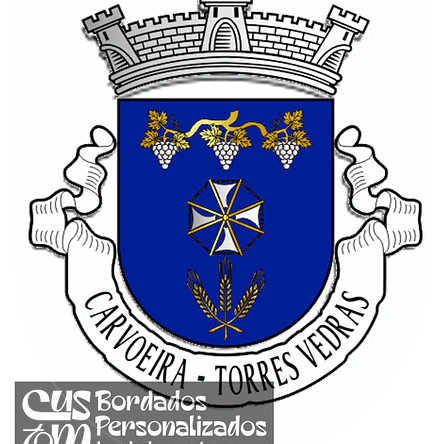 Emblema Bordado Antiga Freguesia de Carvoeira (Torres Vedras, Lisboa) 1