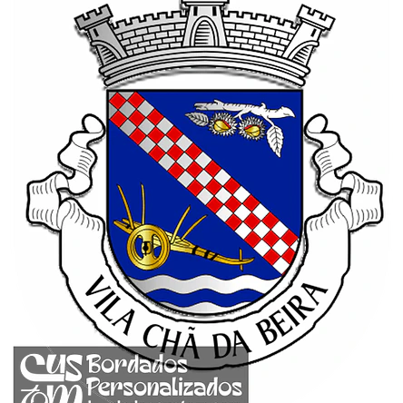 Emblema Bordado Antiga Freguesia de Vila Chã da Beira (Tarouca, Viseu) 1