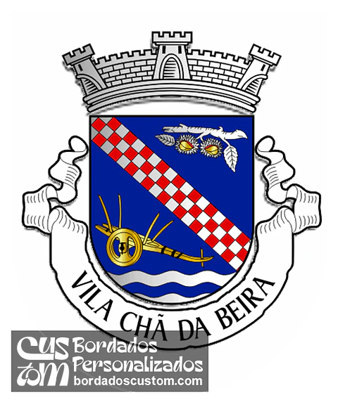 Emblema Bordado Antiga Freguesia de Vila Chã da Beira (Tarouca, Viseu)