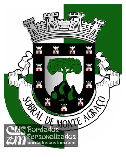 Emblema Bordado Município de Sobral de Monte Agraço (Lisboa)