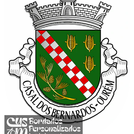 Emblema Bordado Antiga Freguesia de Casal dos Bernardos (Ourém, Santarém) 1