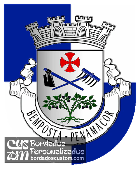 Emblema Bordado Antiga Freguesia de Bemposta (Penamacor, Castelo Branco)