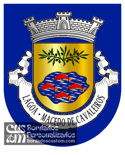Emblema Bordado Freguesia de Lagoa (Macedo de Cavaleiros, Bragança)