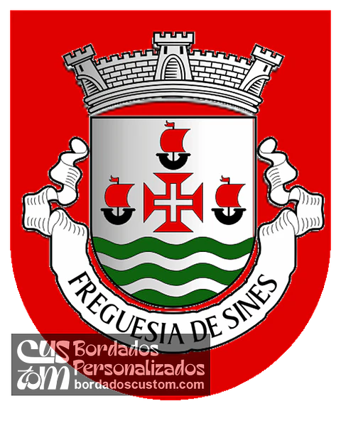 Emblema Bordado Freguesia de Sines (Sines, Setúbal)