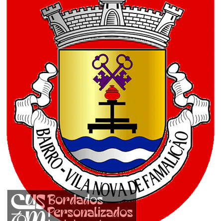 Emblema Bordado Freguesia de Bairro (Vila Nova de Famalicão, Braga) 1