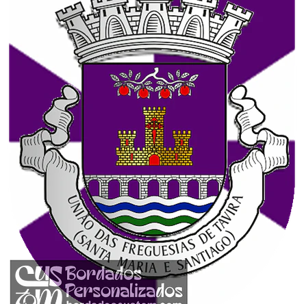 Emblema Bordado Freguesia de Tavira (Santa Maria e Santiago) (Tavira, Faro) 1